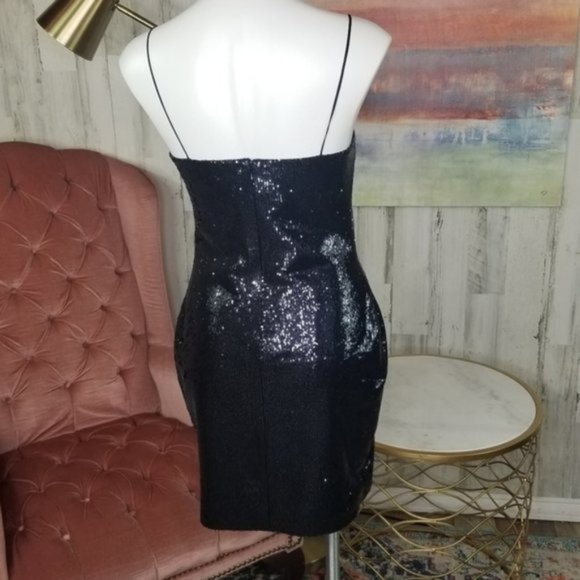 NWT Likely Reese Dress Navy Blue Midi Spaghetti - Picture 6 of 9